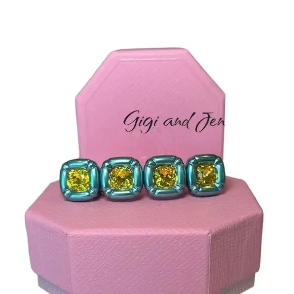 Swarovski Hair clip Cushion cut, Blue, Gold-tone plated Swarovski Dulcis Cushion Cut Hair Clip in Blue | Lyst UK main image 3